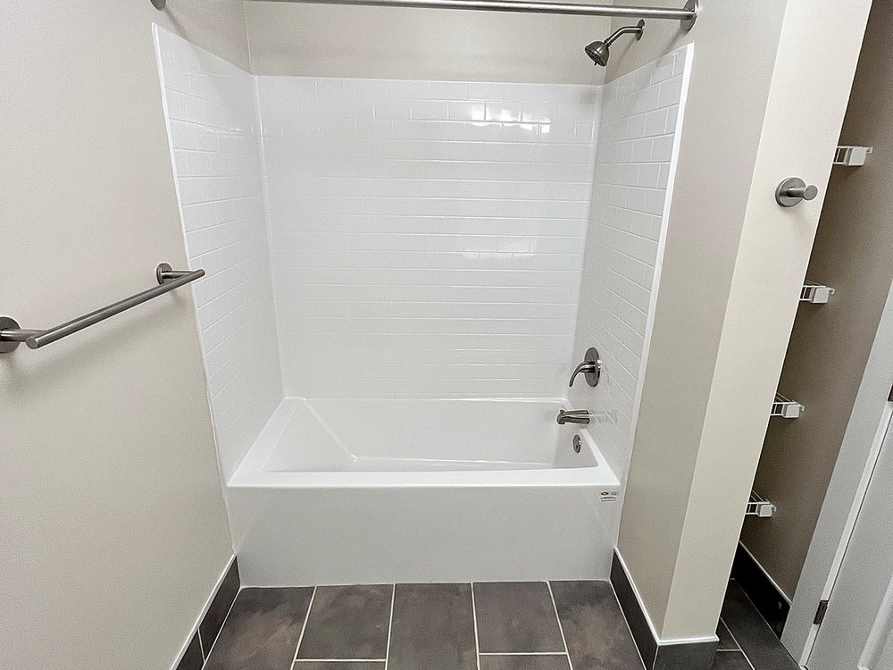 Finished bathroom on a Trogden job